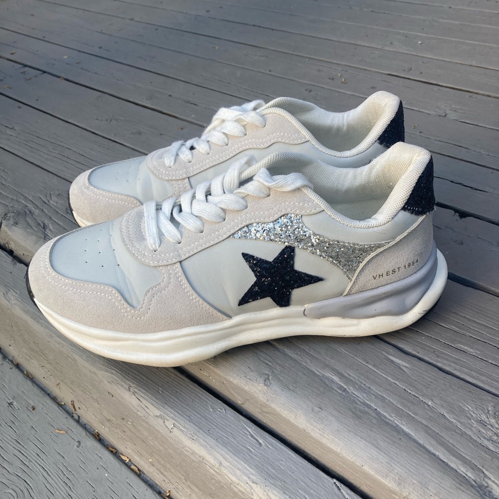 Like New VH Designer look Sneakers with Star Detail bought in America like NEW